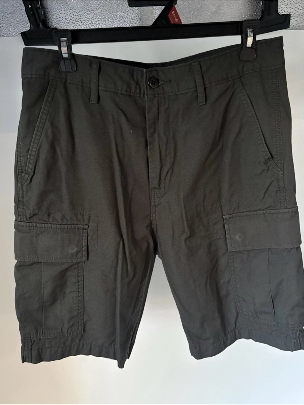 Men's Cargo Shorts in Dark Olive - Comfortable Everyday Style